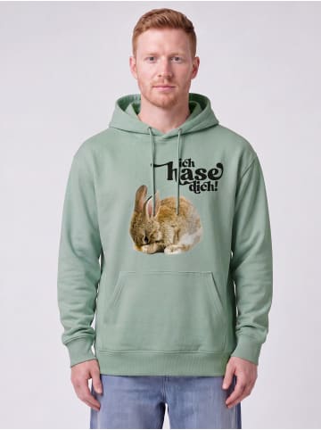 wat? Apparel Sweatshirt Ich hase dich! in Aloe