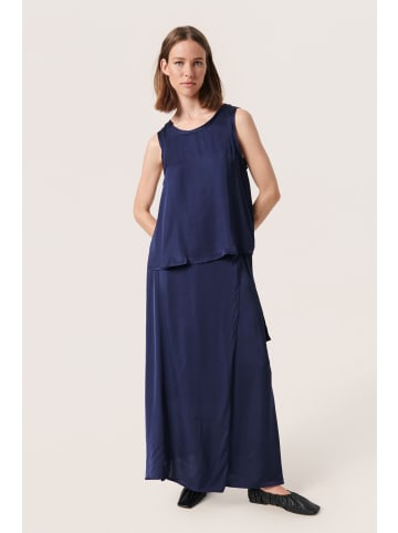 Soaked in Luxury Ärmellose Bluse SlEline Gerade Passform in Night Sky