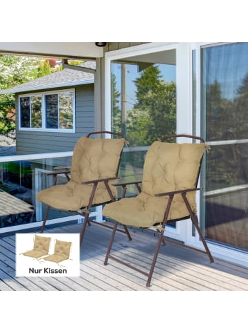 Outsunny Sitzkissen,98L x 50B x 8H cm,Khaki
