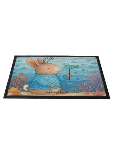 Mr. & Mrs. Panda Schmutzmatte Fische Astrologie Design ohne Spruch in Weiß