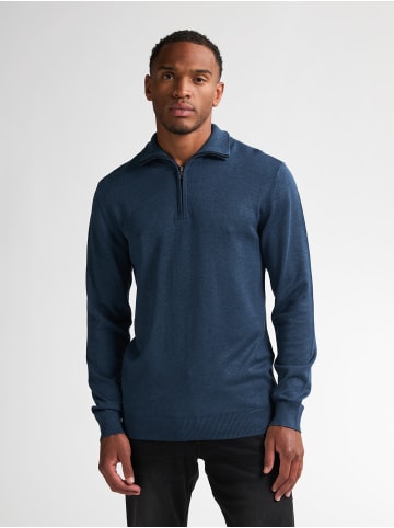 Petrol Industries Strick-Half-Zip-Pullover Lexington in Blau