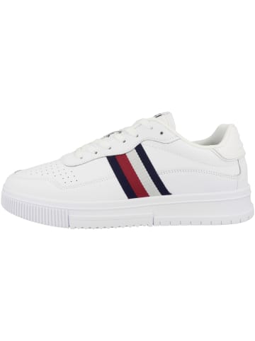 Tommy Hilfiger Sneaker low Supercup Leather Stripes in weiss