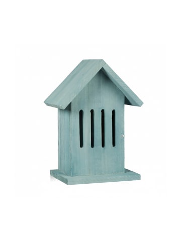 relaxdays Schmetterlingshaus in Türkis - (B)18,5 x (H)25,5 x (T)12 cm
