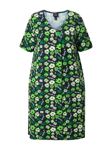 Ulla Popken Jerseykleid in smaragd