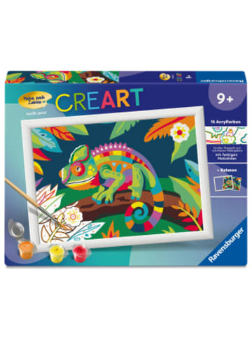 Ravensburger Verlag GmbH Nonbook - CreArt, Malen nach Zahlen Kinder - Farbenfrohes Chamäleon
