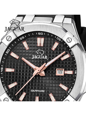 Jaguar Analog-Armbanduhr Jaguar Diplomatic schwarz groß (ca. 44mm)