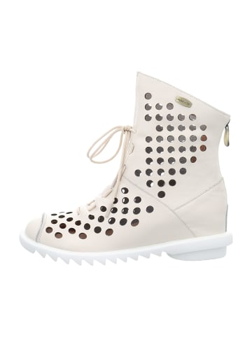 LAURA VITA Schnürstiefeletten in Weiß