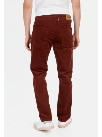 Camel Active Regular Fit 5-Pocket Cordhose in Dunkelrot