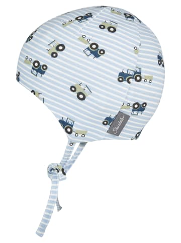 Sterntaler Beanie Traktoren in bleu