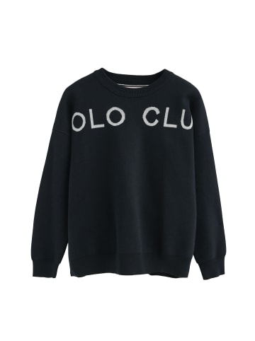 Polo Club Pullover in Navy Blau