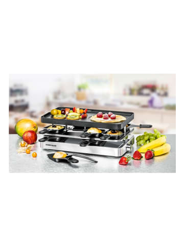 Rommelsbacher RC 1400 Raclette-Grill 836.76 cm³ in Silber