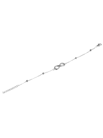 Adeliás Damen Anhänger – Unendlichkeitszeichen Anhänger aus Edelstahl in silber