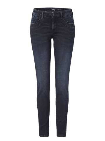 Paddock's 5-Pocket Jeans LUCY in blue black dark stone