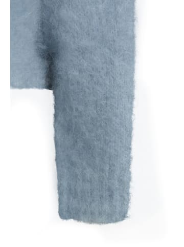 Milano Italy V-Ausschnitt Pullover 1/2 Sleeve in Cornflower Blue