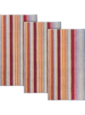 REDBEST Frottier Duschtuch 3er-Pack in bunt