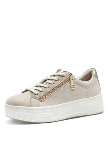 Jana Plateau Sneaker in Beige