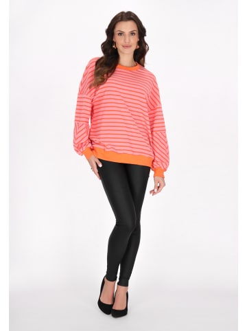 faina Sweatshirt in orange pink