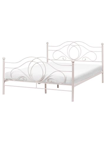Beliani 2-tlg Doppelbett LYRA in Beige
