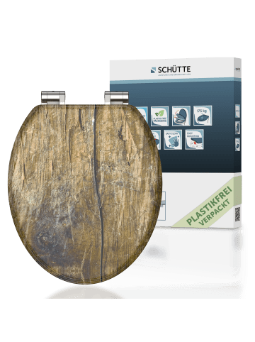 Franz Joseph Schütte MDF WC-Sitz SOLID WOOD, mit Absenkautomatik