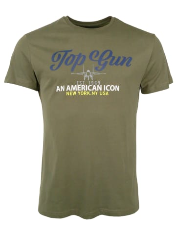 TOP GUN T-Shirt TG20212013 in olive