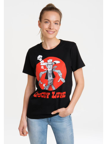 Logoshirt T-Shirt Lucky Luke - Daisytown in schwarz