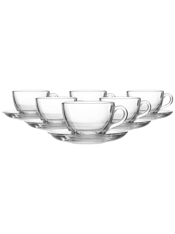 Ritzenhoff & Breker 12-tlg. Cappuccino-Set Barista in 220 ml in transparent