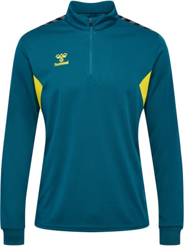 Hummel Hummel Halbreißverschluss Sweatshirt Hmlauthentic Multisport Herren in BLUE CORAL/SULPHUR SPRING