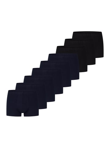 UNCOVER BY SCHIESSER Retro Short / Pant Basic in Blau / schwarz