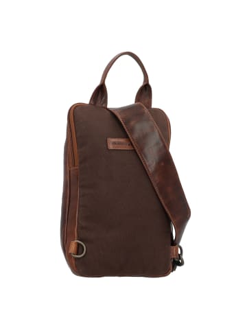 Greenburry Rugged Umhängetasche Leder 23 cm in brown