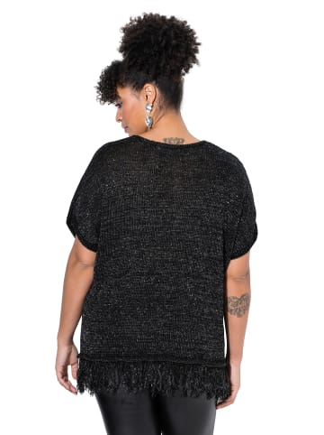 MIAMODA Pullover in schwarz