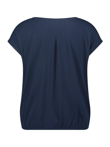 BETTY & CO Casual-Shirt mit Print in Dark Blue/Pink