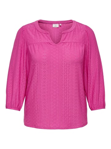 ONLY Carmakoma Top in Fuchsia Fedora
