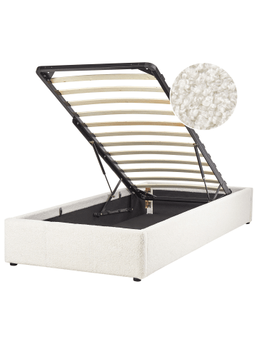 Beliani Kinderbett DINAN in Weiß - (W) 97 x (H) 31 x (L) 214 cm