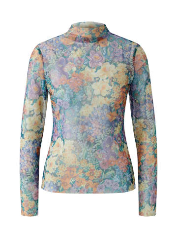 Oui Langarmshirt in lilac yellow