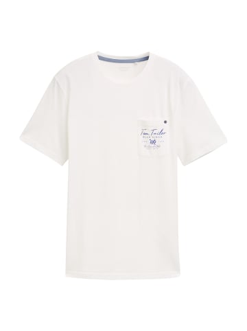 Tom Tailor T-Shirt in weiß