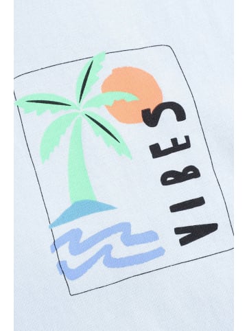 Coccodrillo T-Shirt mit kurzen Ärmeln in hellblau