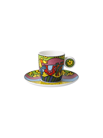 Goebel Espressotasse " Romero Britto Fun " in Bunt