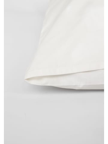 MELA Perkal Bettwäsche Set Style MAJULI in naturweiss