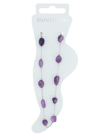 Adeliás Damen Anhänger aus Edelstahl mit Perle in silber