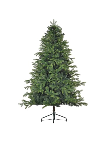 HOMCOM Weihnachtsbaum-Ø122 x 183H cm-Grün