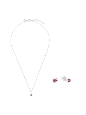 Prinzessin Lillifee Set Silber 925, rhodiniert in Pink