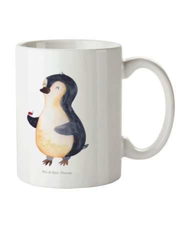 Mr. & Mrs. Panda Tasse Pinguin Marienkäfer ohne Spruch in Weiß