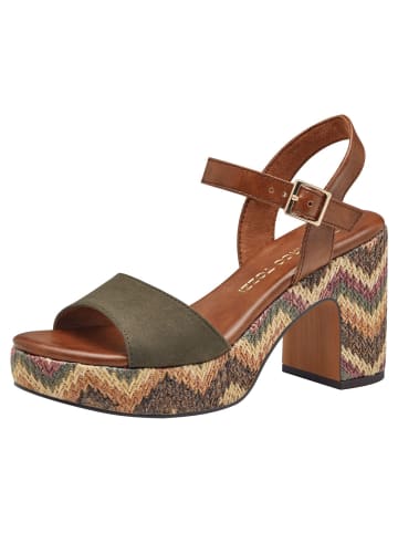 Marco Tozzi Sandale in KHAKI COMB