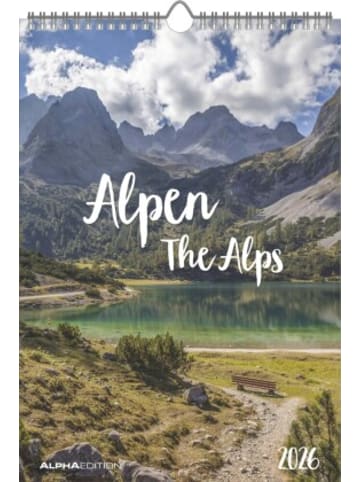 TeNeues Calendars & Stationery Kalender - Alpha Edition - Alpen Kalender 2026 - Wandkalender 24×34 cm mi