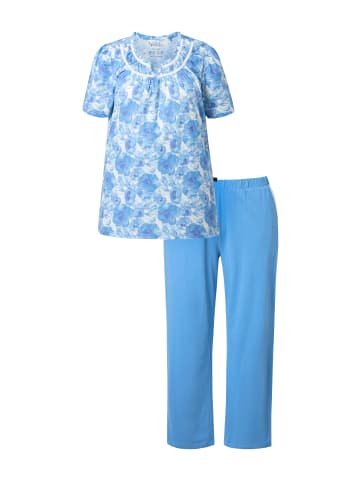 Ulla Popken Pyjama in himmelblau