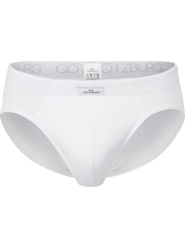 Götzburg Baumwolle, Single-Jersey Slip 2er-Pack in weiß