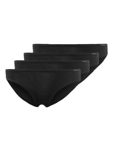 Skiny 4er Pack Rio Slip in black