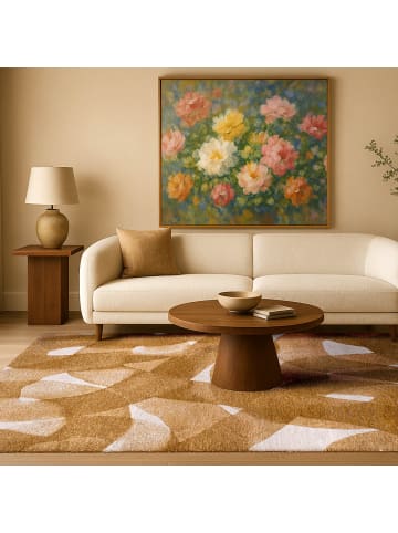 lola & moi Teppich Mustard in gelb