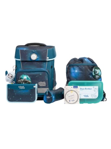 SCHOOL-MOOD Champion Pro Schulranzen-Set 7-teilig in Weltall