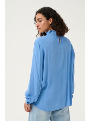 Kaffe Langarm-Bluse Trine in Ebb and Flow